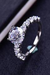 2 Carat 4-Prong Moissanite Ring - SHE BADDY© ONLINE WOMEN FASHION & CLOTHING STORE