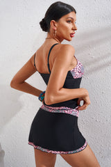 Leopard Plunge Two-Piece Swimsuit - SHE BADDY© ONLINE WOMEN FASHION & CLOTHING STORE