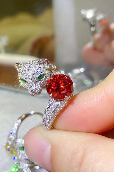 2 Carat Moissanite Adjustable Animal Ring - SHE BADDY© ONLINE WOMEN FASHION & CLOTHING STORE